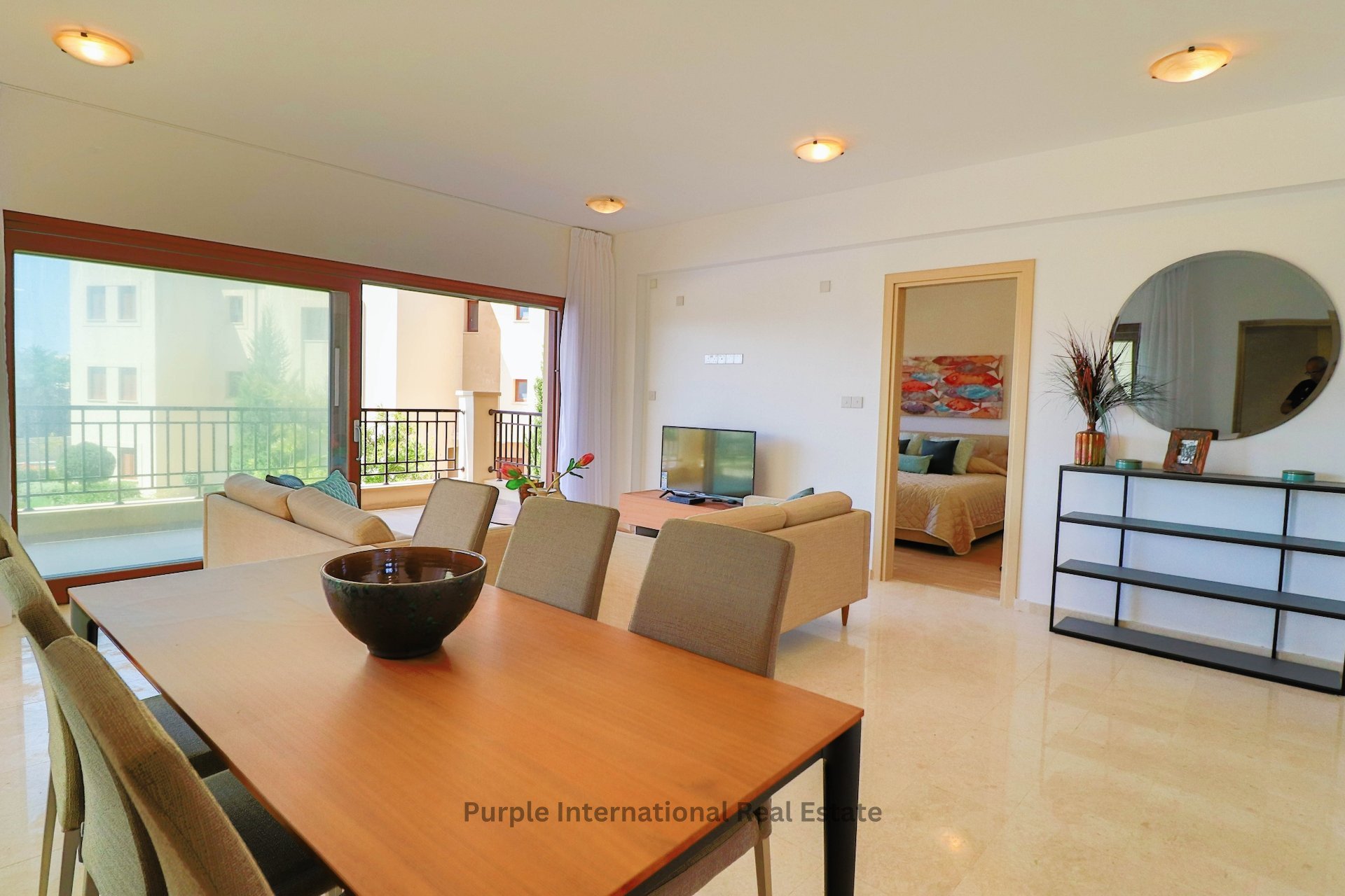 Квартира с 2 спальнями в Aphrodite Hills, Куклия, Пафос, Кипр № 36283