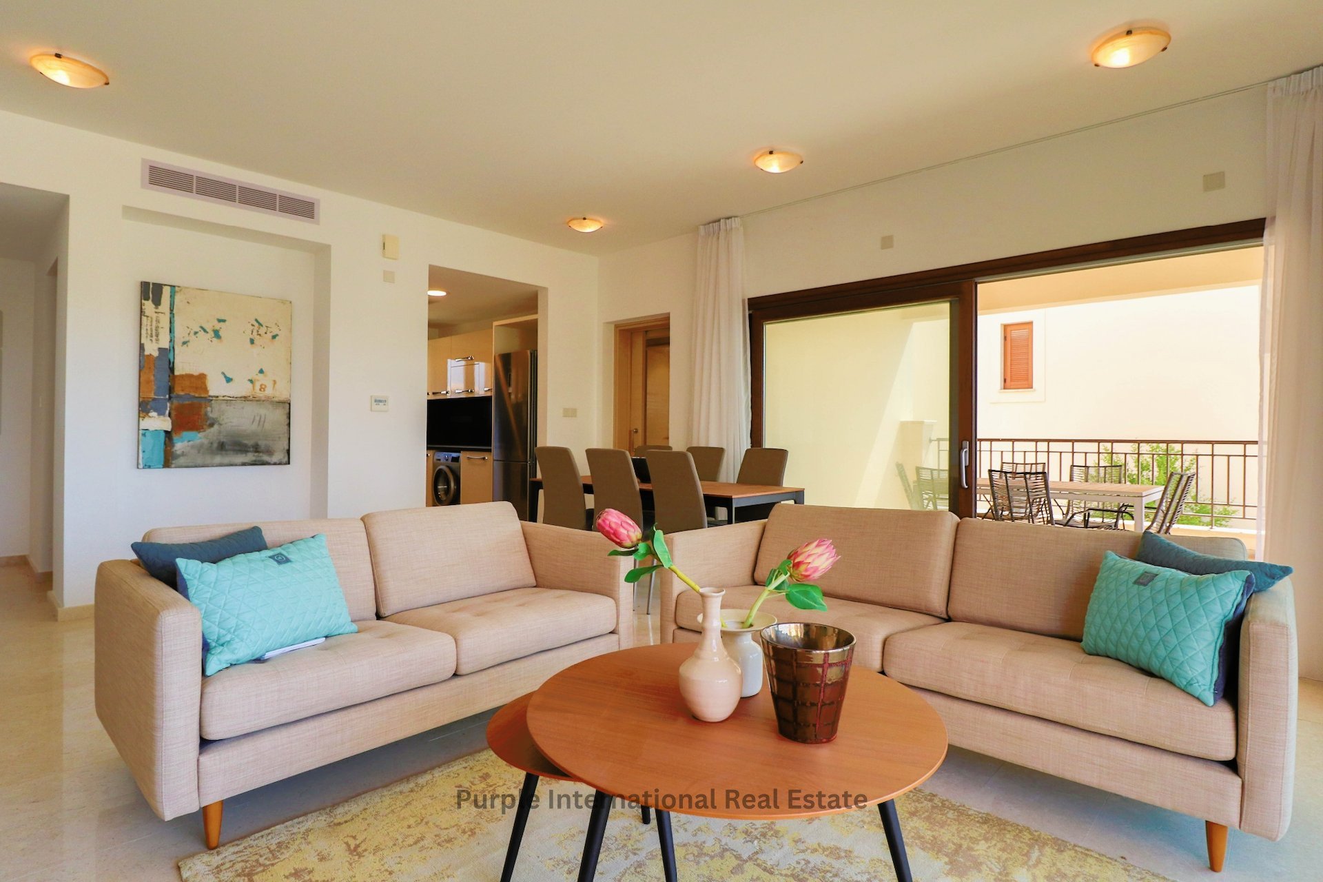 Квартира с 2 спальнями в Aphrodite Hills, Куклия, Пафос, Кипр № 36283