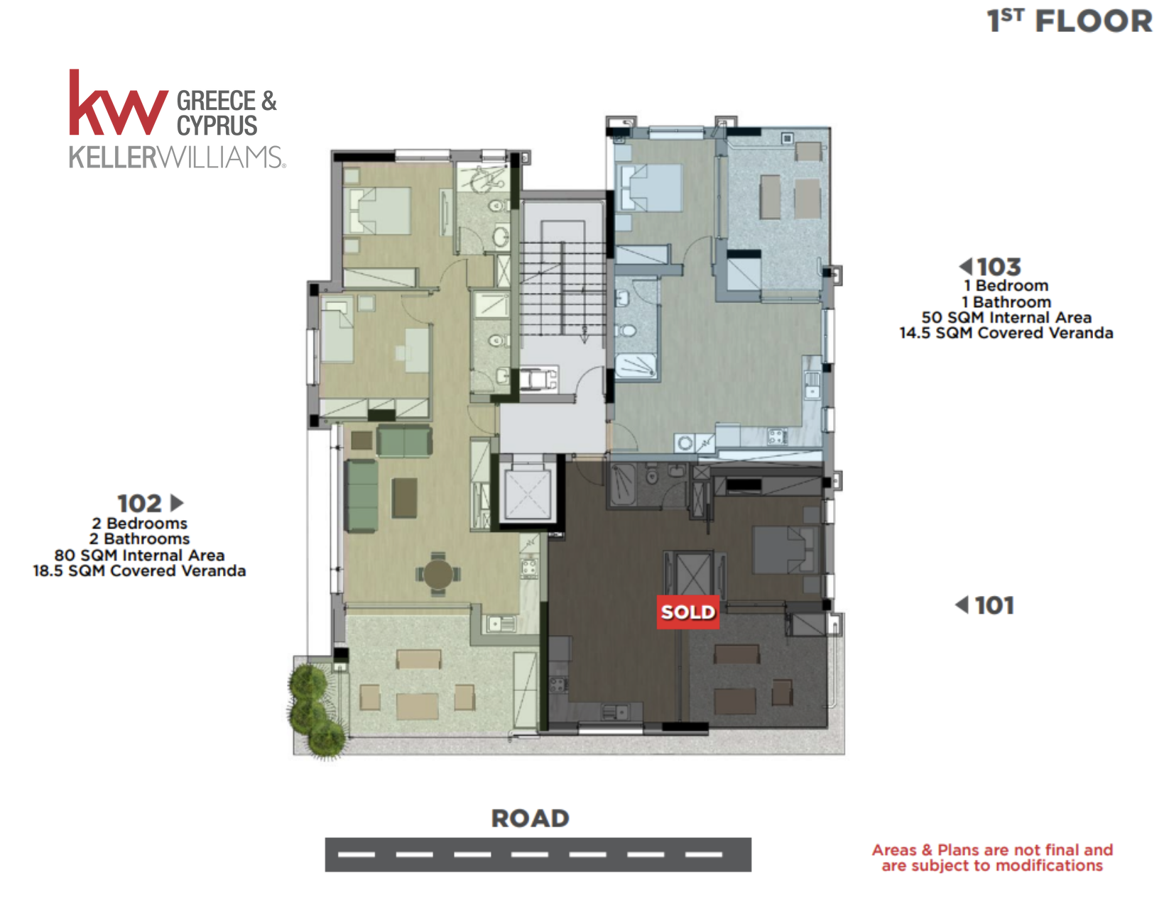 2 dormitorios Apartamento en Strovolos, Nicosia, Chipre No. 52019