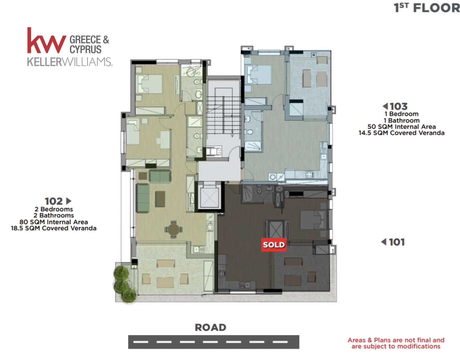 1 bedroom Apartment in Strovolos, Nicosia, Cyprus No. 52018