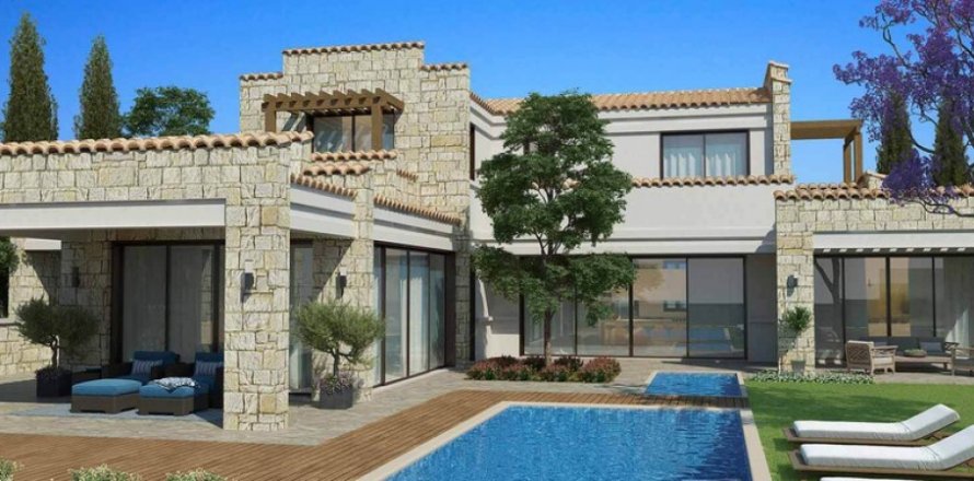 Вилла с 3 спальнями в Пафос, № 38769