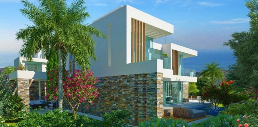 Вилла с 4 спальнями в Пафос, № 38767