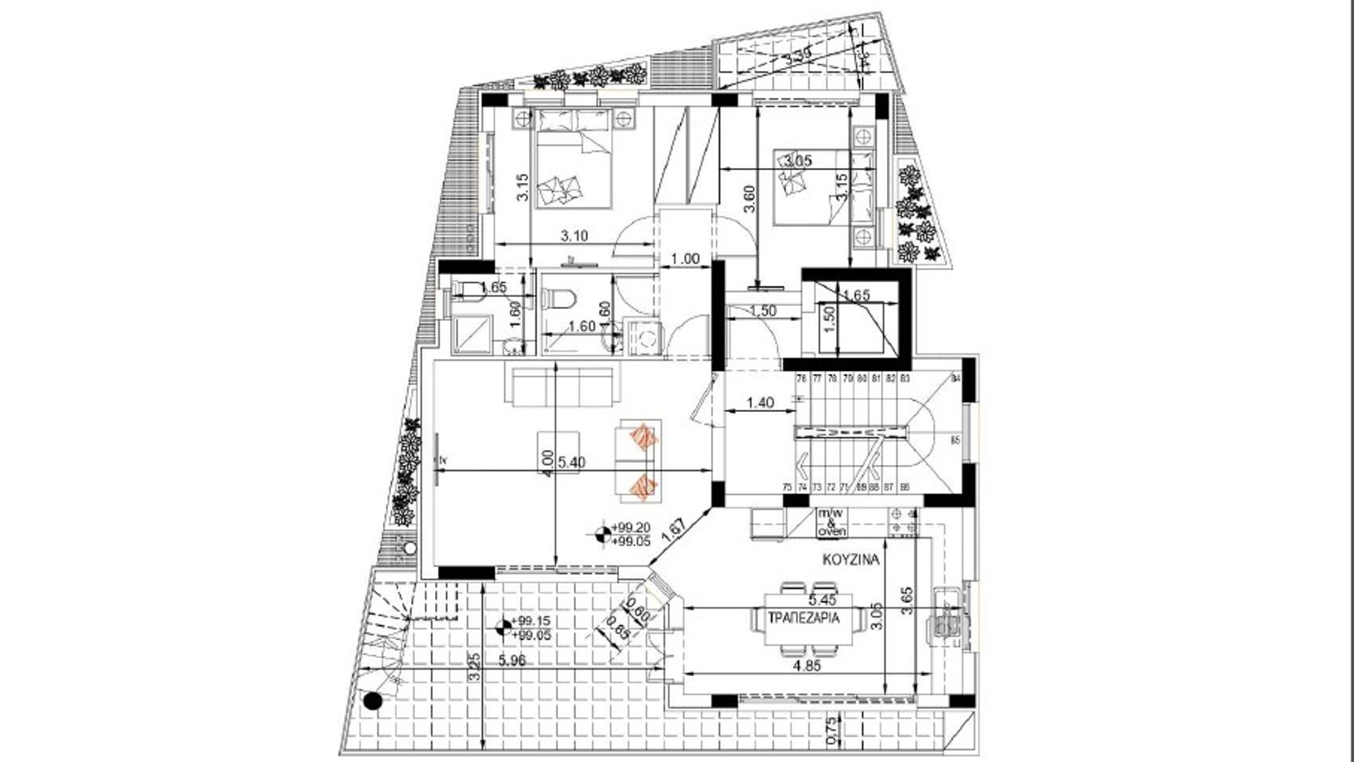 2 chambres Appartement à Agios Athanasios, Limassol, Chypre No. 31070
