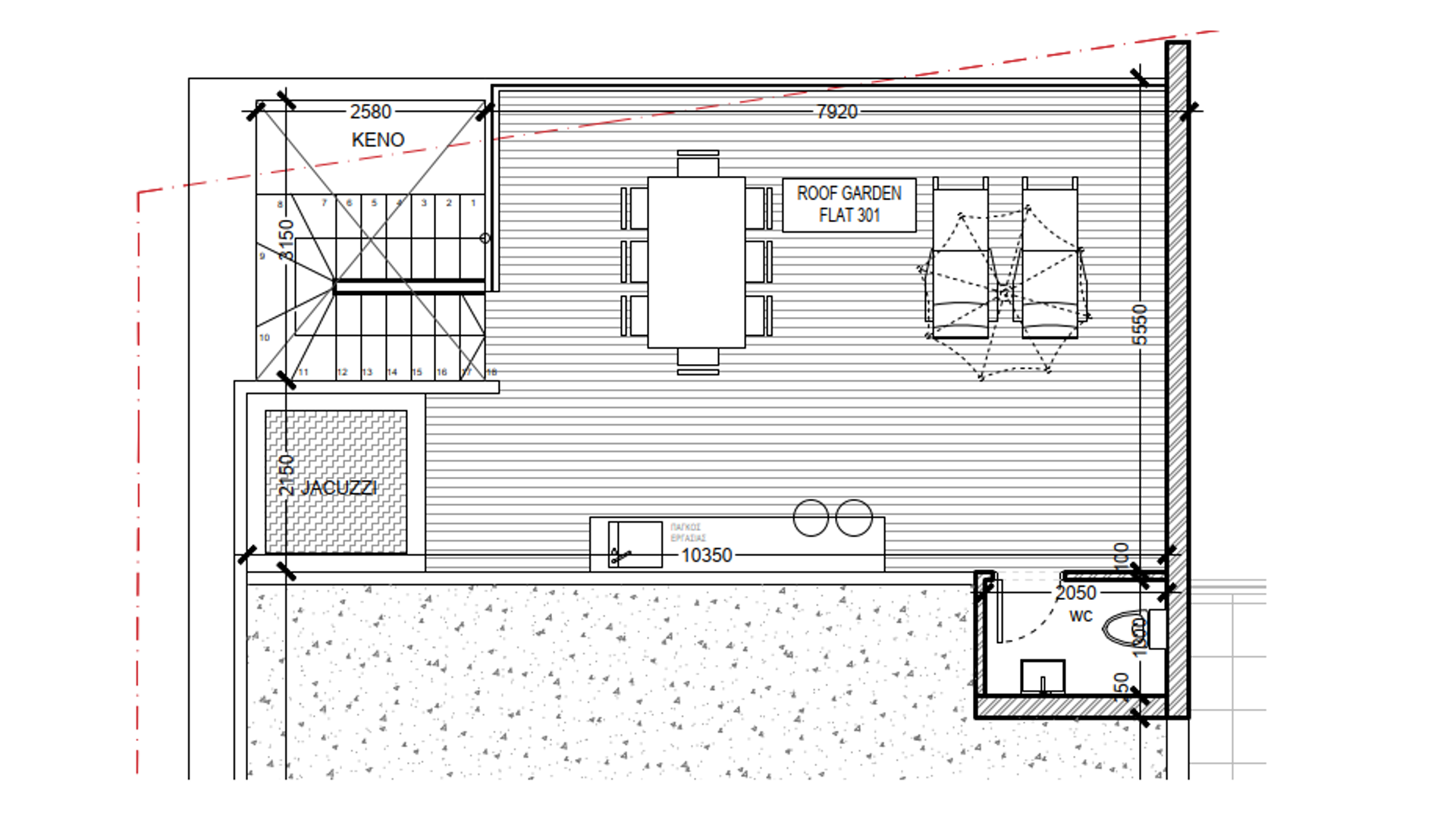 3 bedrooms Penthouse in Aradippou, Larnaka, Cyprus No. 31066