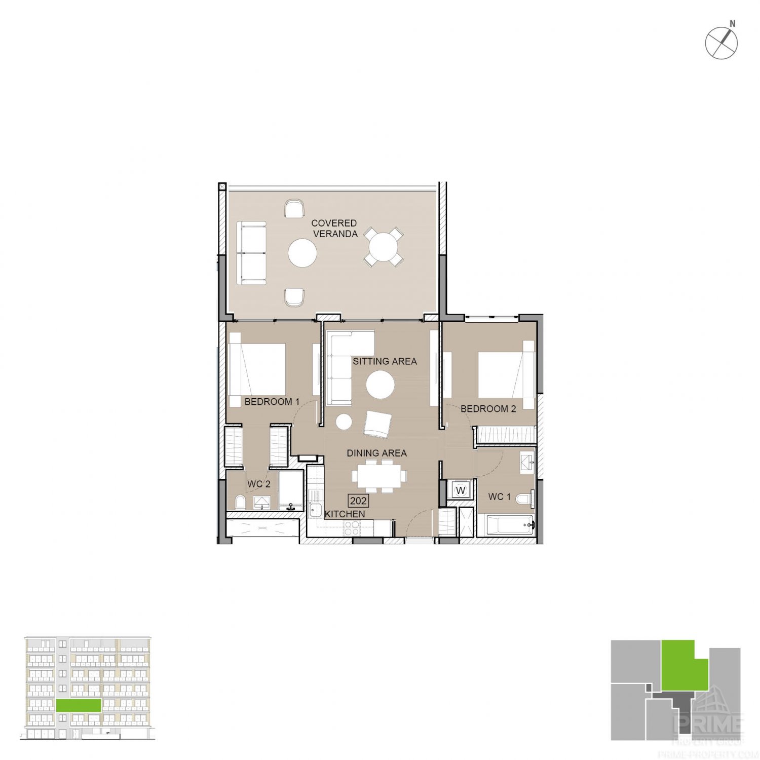2 chambres Appartement à Potamos tis Germasogeias, Germasogeia, Limassol, Chypre No. 4601