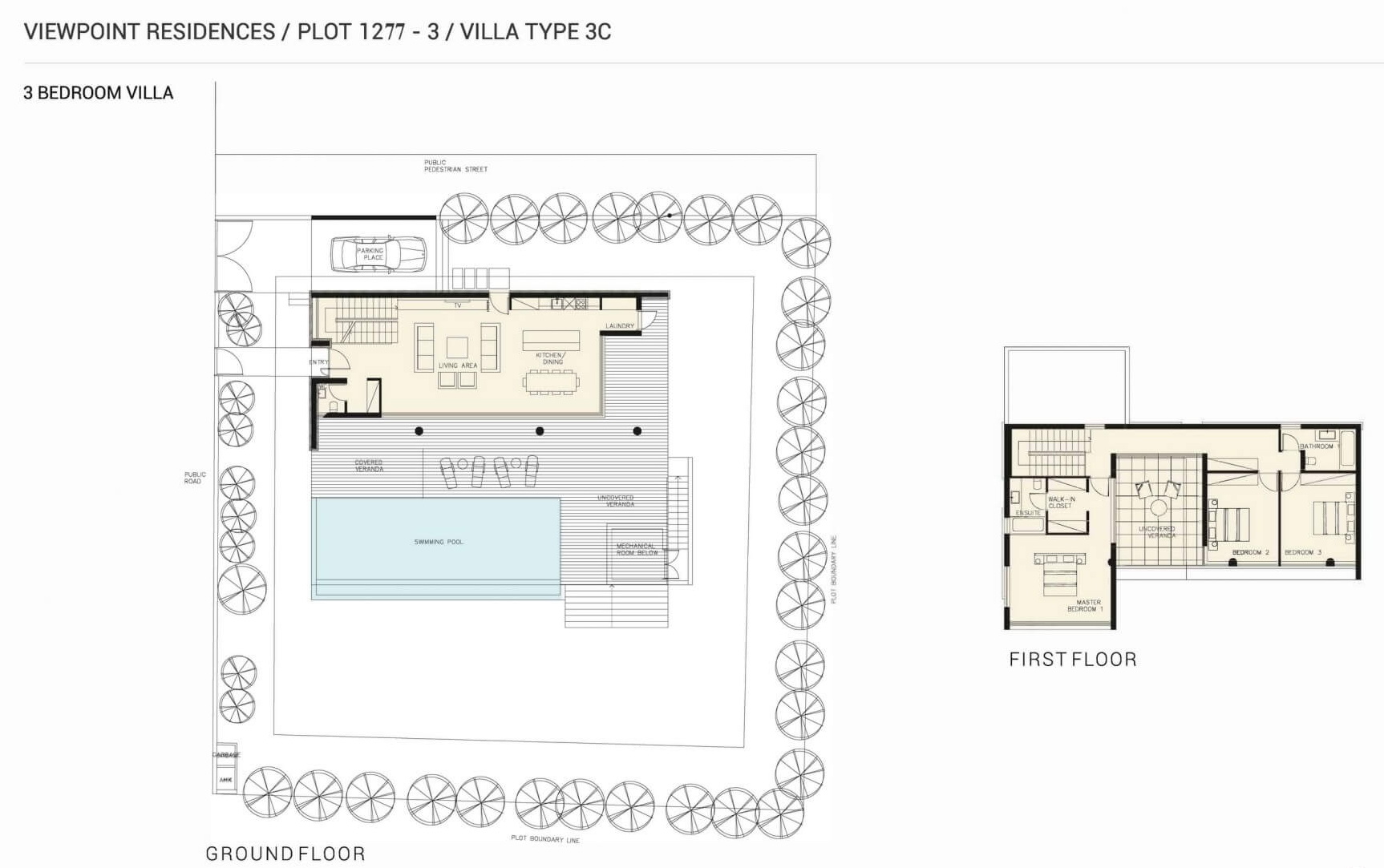 3 bedrooms Villa in Viewpoint Hills Pegeia, Paphos, Cyprus No. 9239