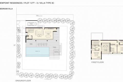 Villa floor plan «3BR-37», 3 bedrooms in Viewpoint Hills