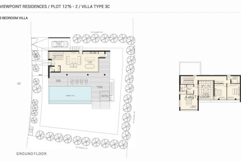 Villa floor plan «3BR-36», 3 bedrooms in Viewpoint Hills