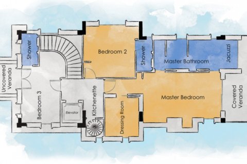 Estudio Villa en Paphos,  No. 38203 14