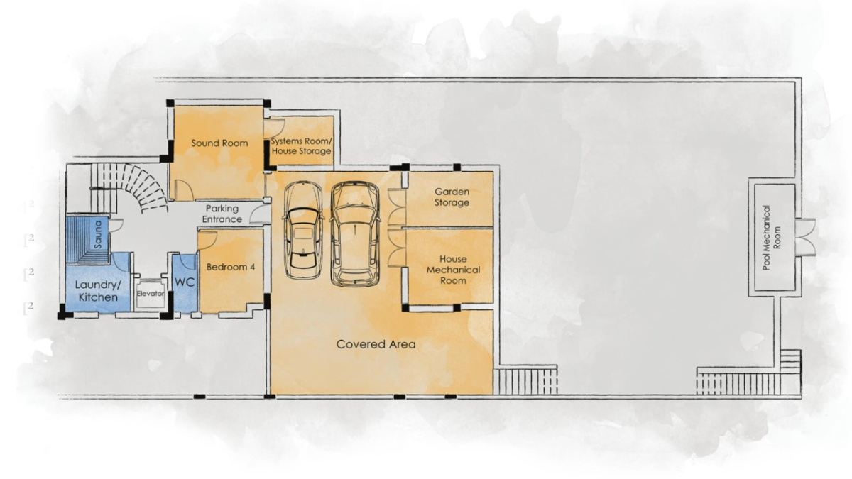 Estudio Villa en Paphos, Chipre No. 38203