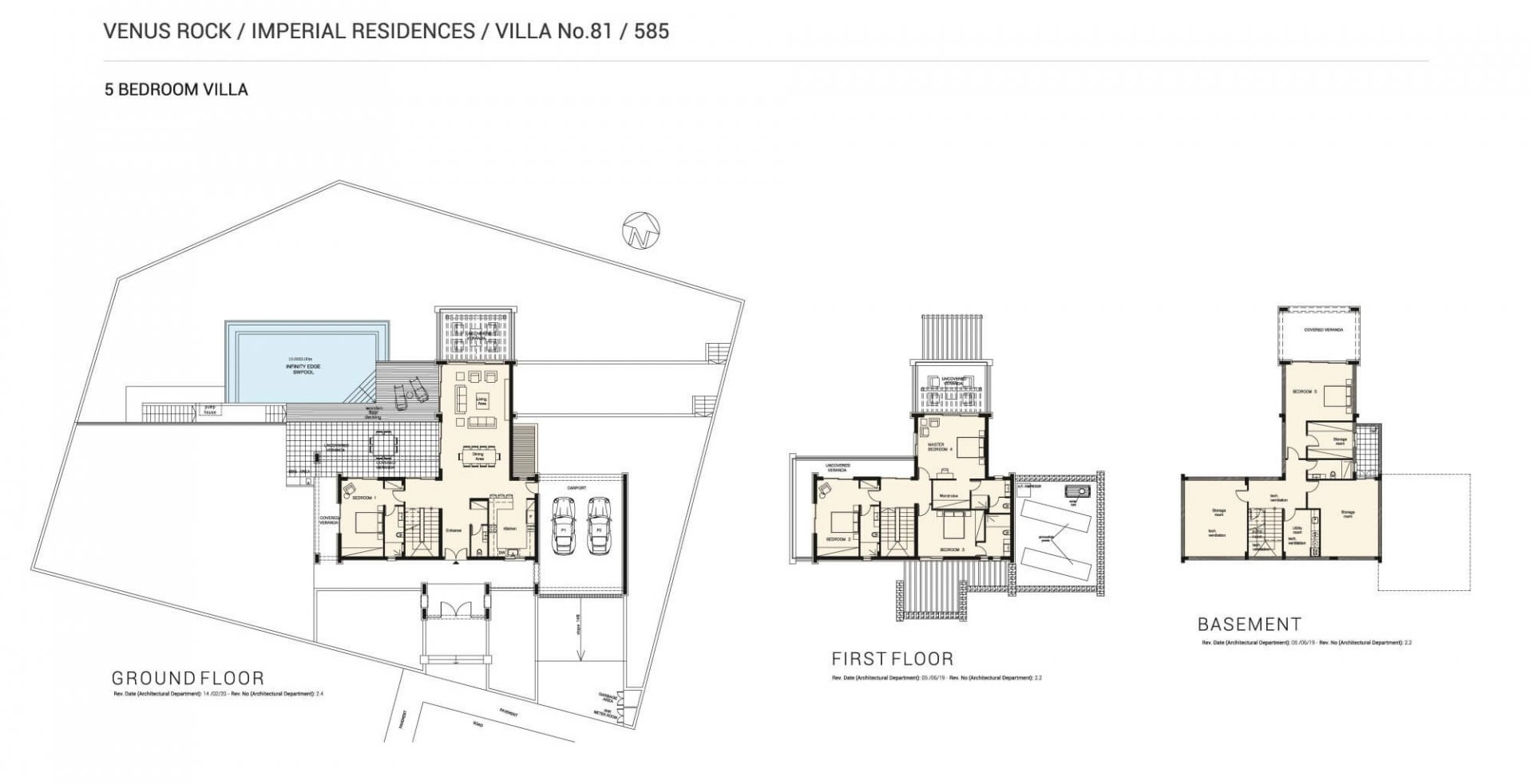 5 dormitorios Villa en IMPERIAL RESIDENCES Kouklia, Paphos, Chipre No. 5782