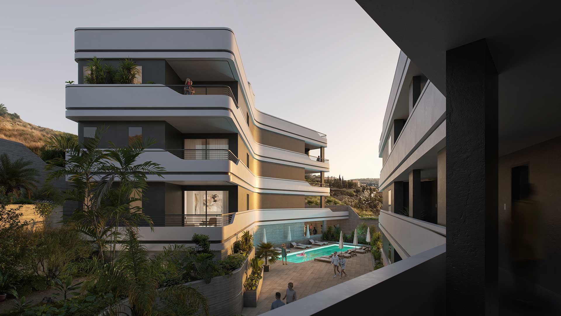 2 chambres Appartement à Cypress Grove Agios Tychonas, Limassol, Chypre No. 4639