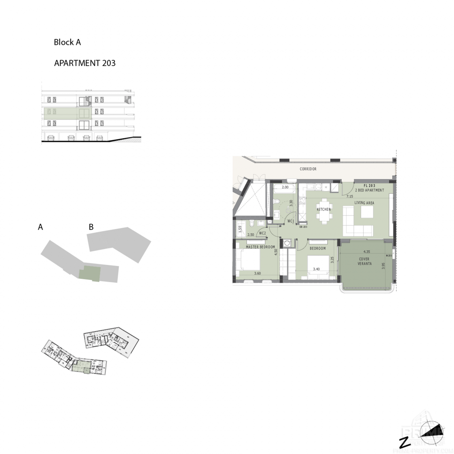 2 chambres Appartement à Cypress Grove Agios Tychonas, Limassol, Chypre No. 4639