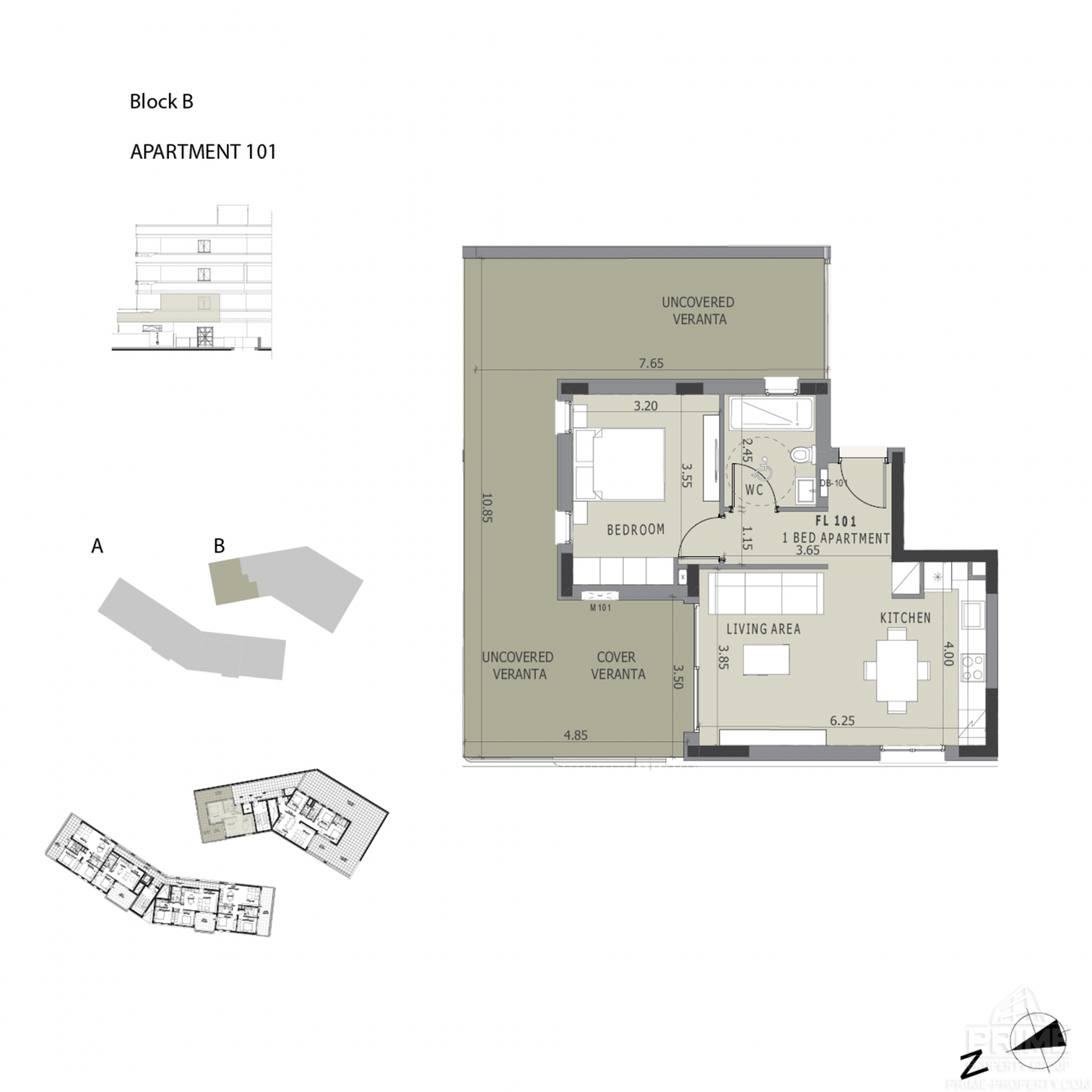 1 chambre Appartement à Cypress Grove Agios Tychonas, Limassol, Chypre No. 4642