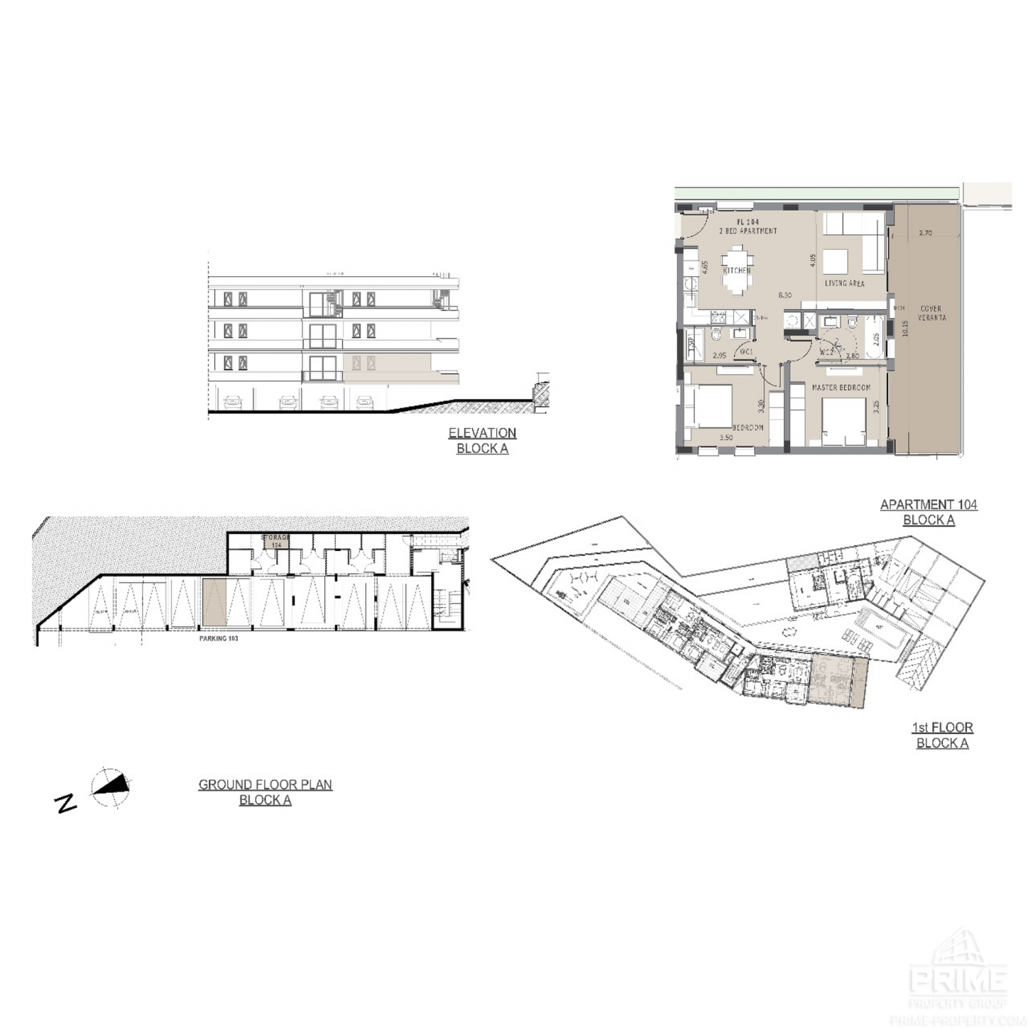 2 chambres Appartement à Cypress Grove Agios Tychonas, Limassol, Chypre No. 4636