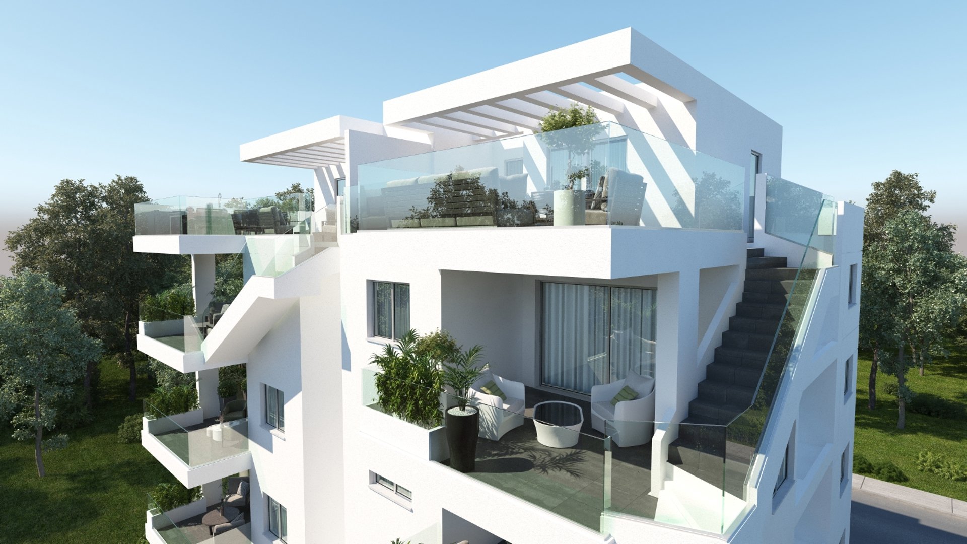 2 chambres Penthouse à Larnaca, Larnaka, Chypre No. 26678