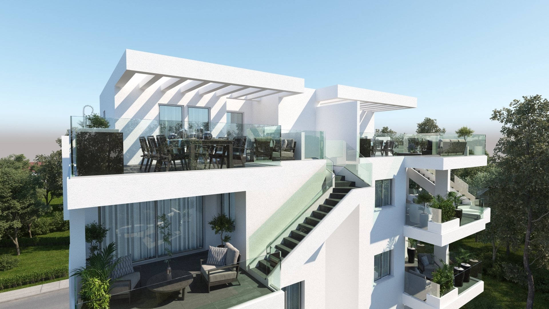 2 chambres Penthouse à Larnaca, Larnaka, Chypre No. 26678