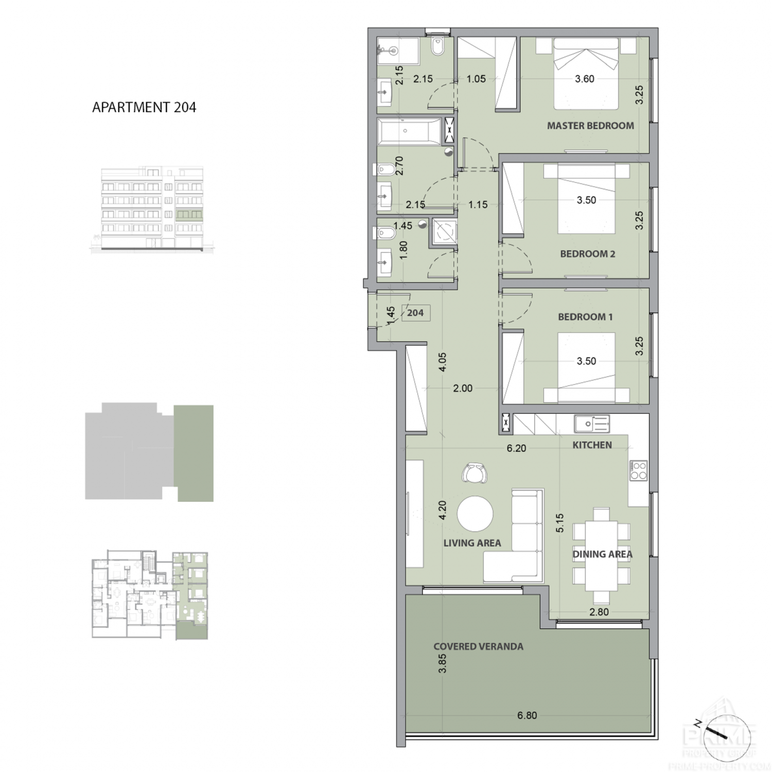 3 chambres Appartement à Potamos tis Germasogeias, Germasogeia, Limassol, Chypre No. 26679