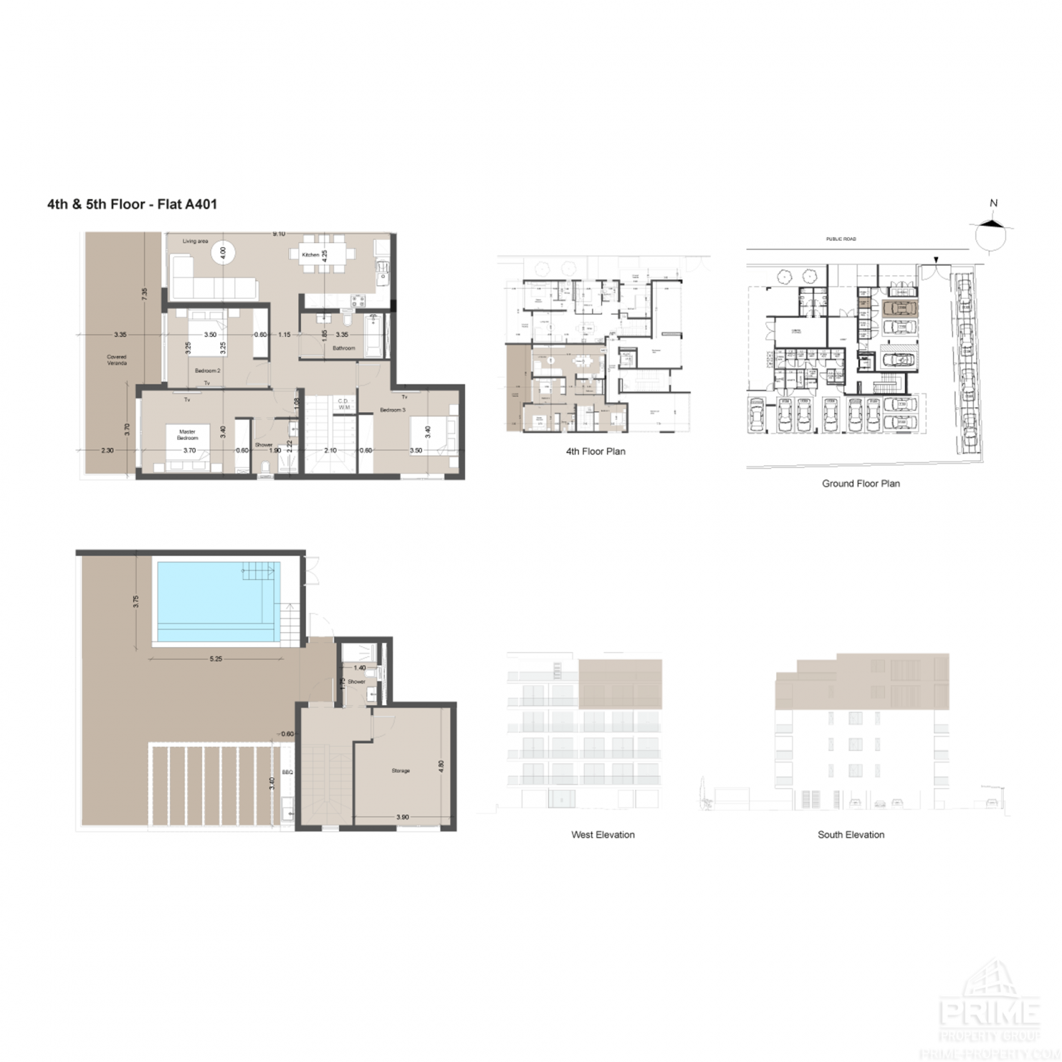 3 bedrooms Penthouse in Potamos tis Germasogeias, Germasogeia, Limassol, Cyprus No. 27049