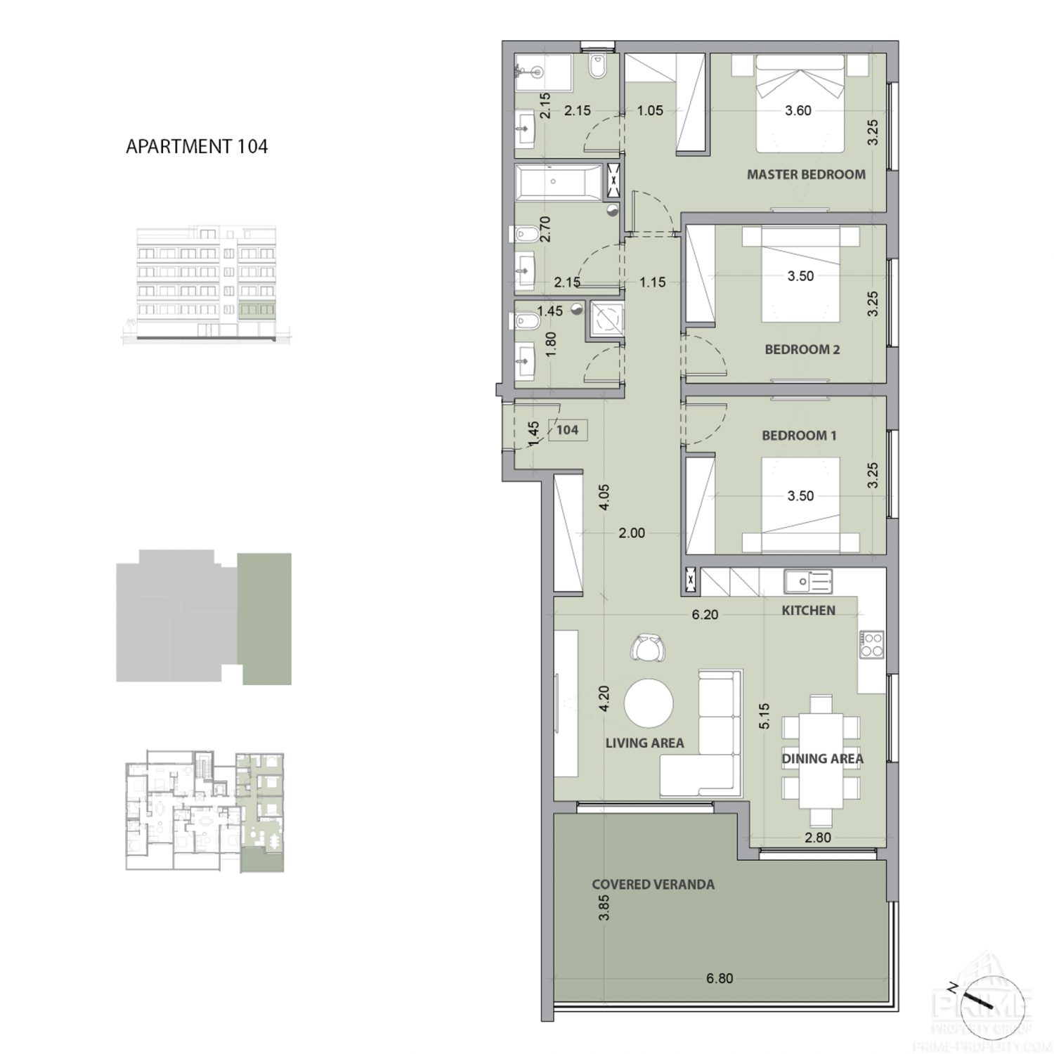 3 chambres Appartement à Potamos tis Germasogeias, Germasogeia, Limassol, Chypre No. 28938