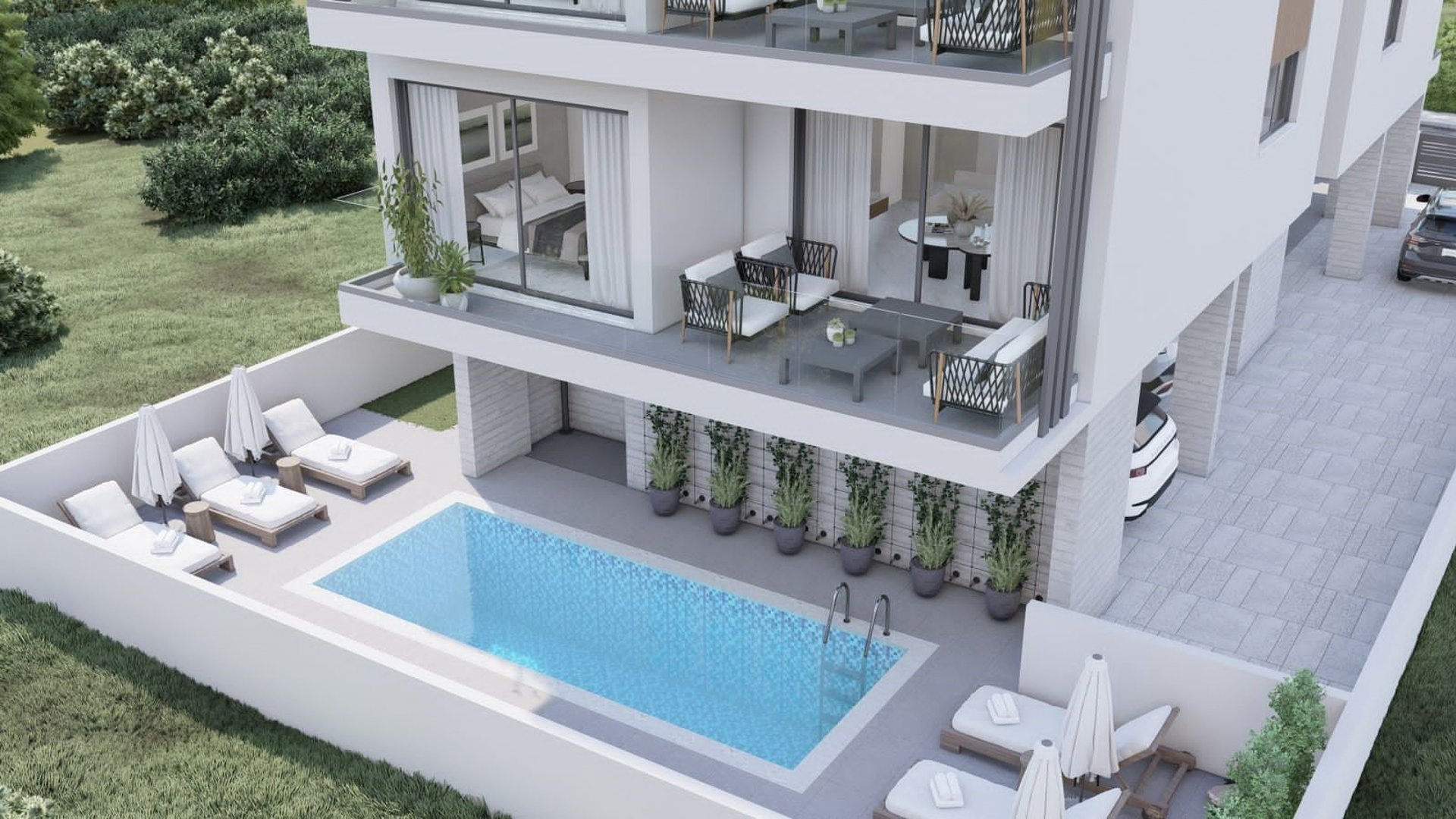 2 chambres Appartement à Paphos, Chypre No. 27035