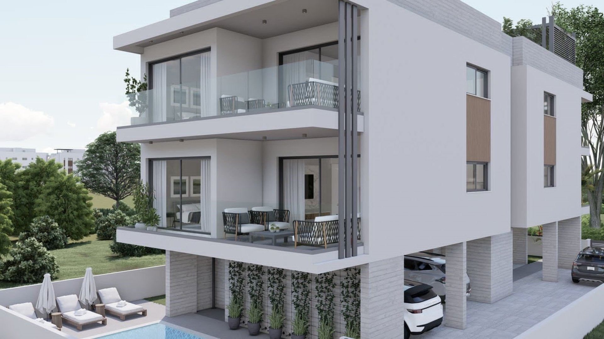 2 chambres Appartement à Paphos, Chypre No. 27034