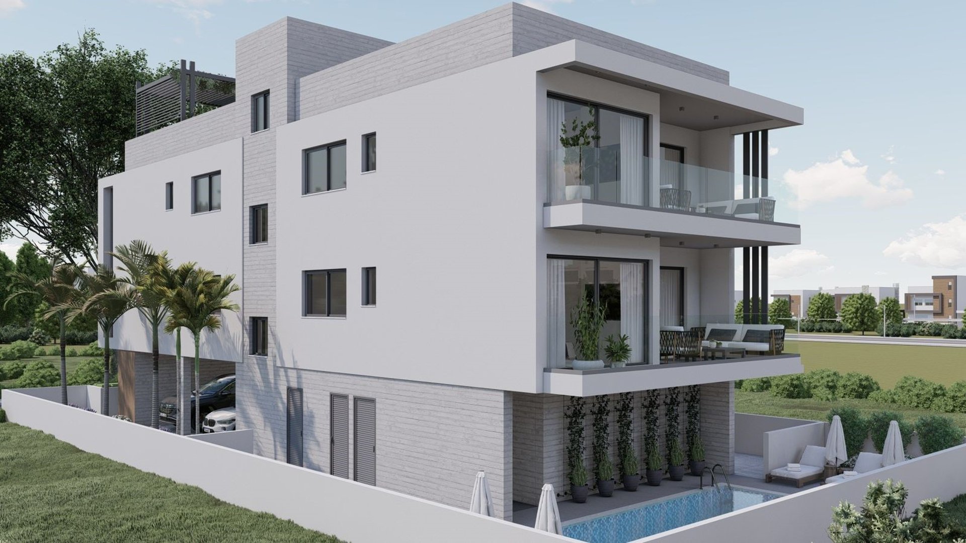 2 chambres Appartement à Paphos, Chypre No. 27034