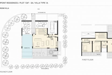 Villa floor plan «3BR-13», 3 bedrooms in Viewpoint Hills
