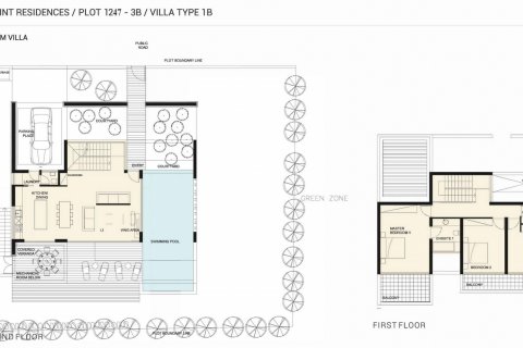 Villa floor plan «3BR-14», 3 bedrooms in Viewpoint Hills