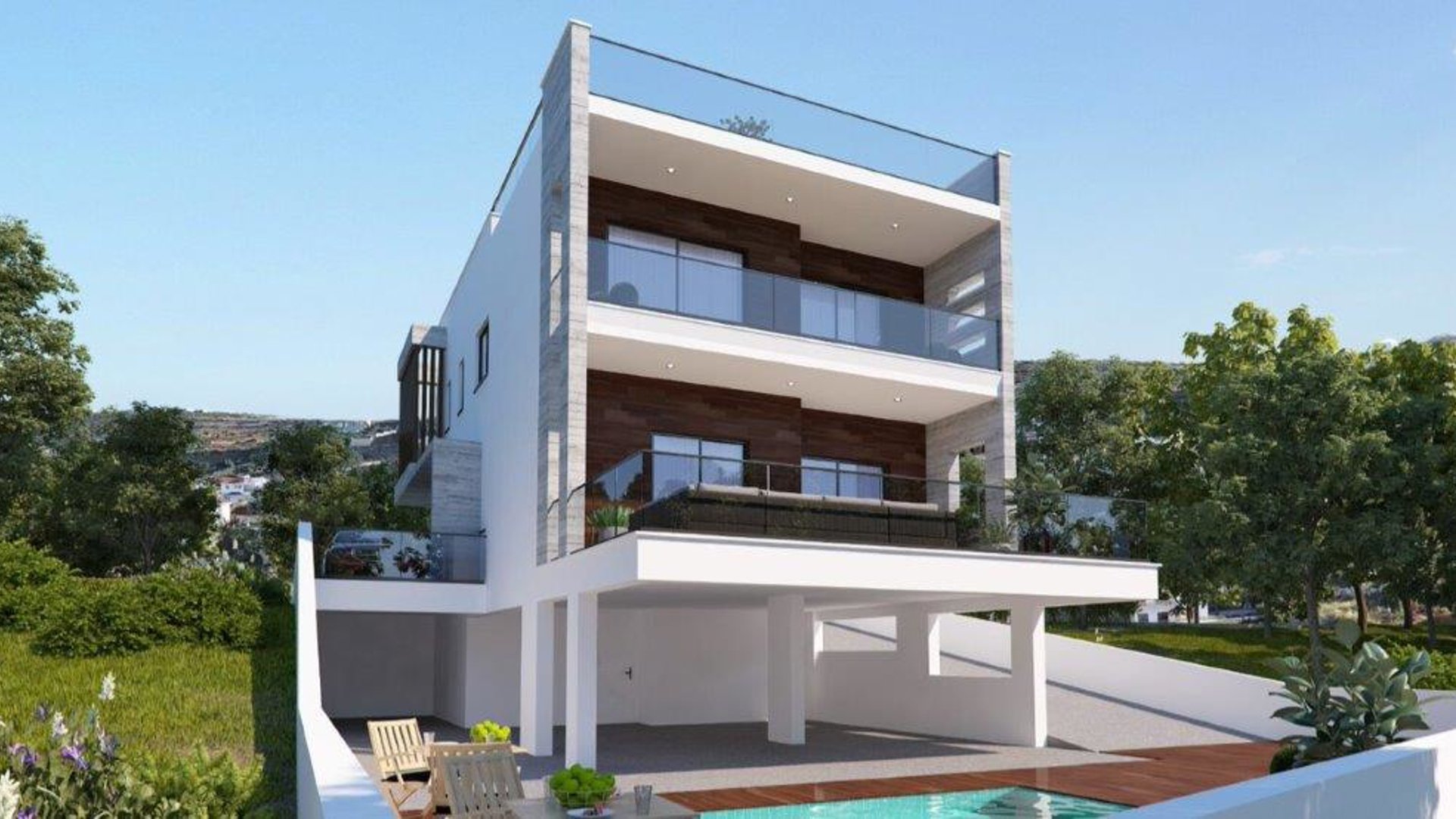 4 chambres Villa à Geroskípou, Paphos, Chypre No. 28309