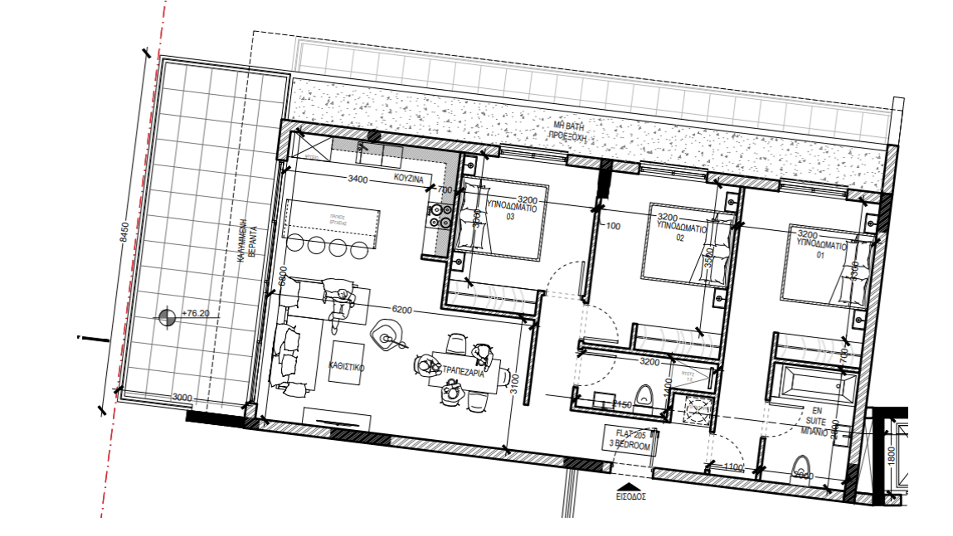 3 chambres Appartement à Aradippou, Larnaka, Chypre No. 30233