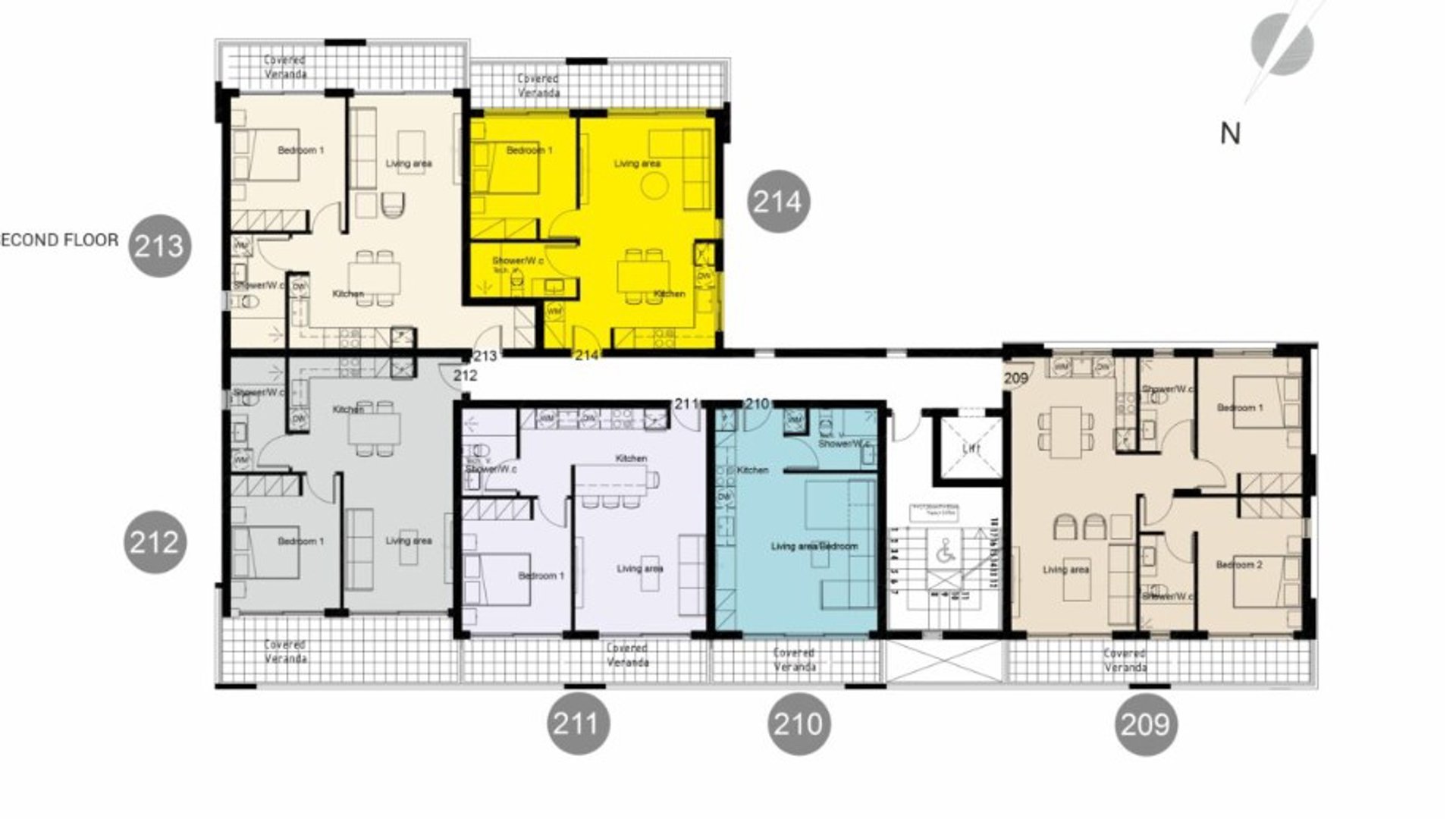 1 chambre Appartement à Paphos, Chypre No. 29012