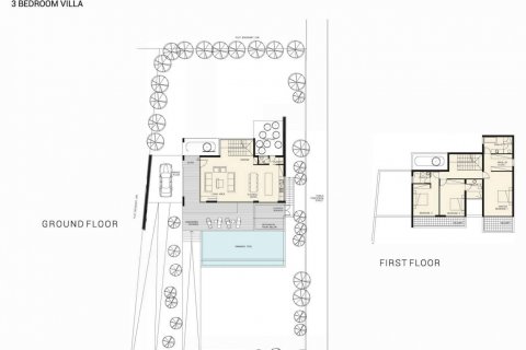 Villa floor plan «3BR-39», 3 bedrooms in Viewpoint Hills