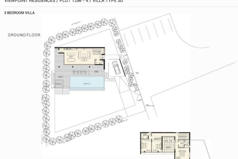Villa floor plan «3BR-40», 3 bedrooms in Viewpoint Hills