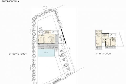 Villa floor plan «3BR-38», 3 bedrooms in Viewpoint Hills