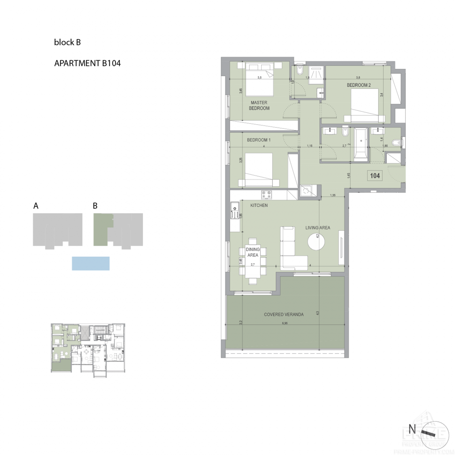 3 chambres Appartement à Potamos tis Germasogeias, Germasogeia, Limassol, Chypre No. 4681