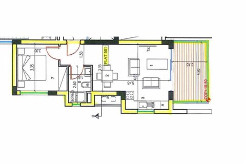 1 chambre Appartement à Larnaca, Larnaka, Chypre No. 26423