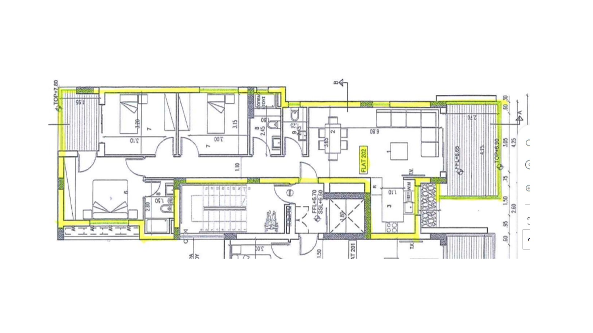 3 chambres Appartement à Larnaca, Larnaka, Chypre No. 26421