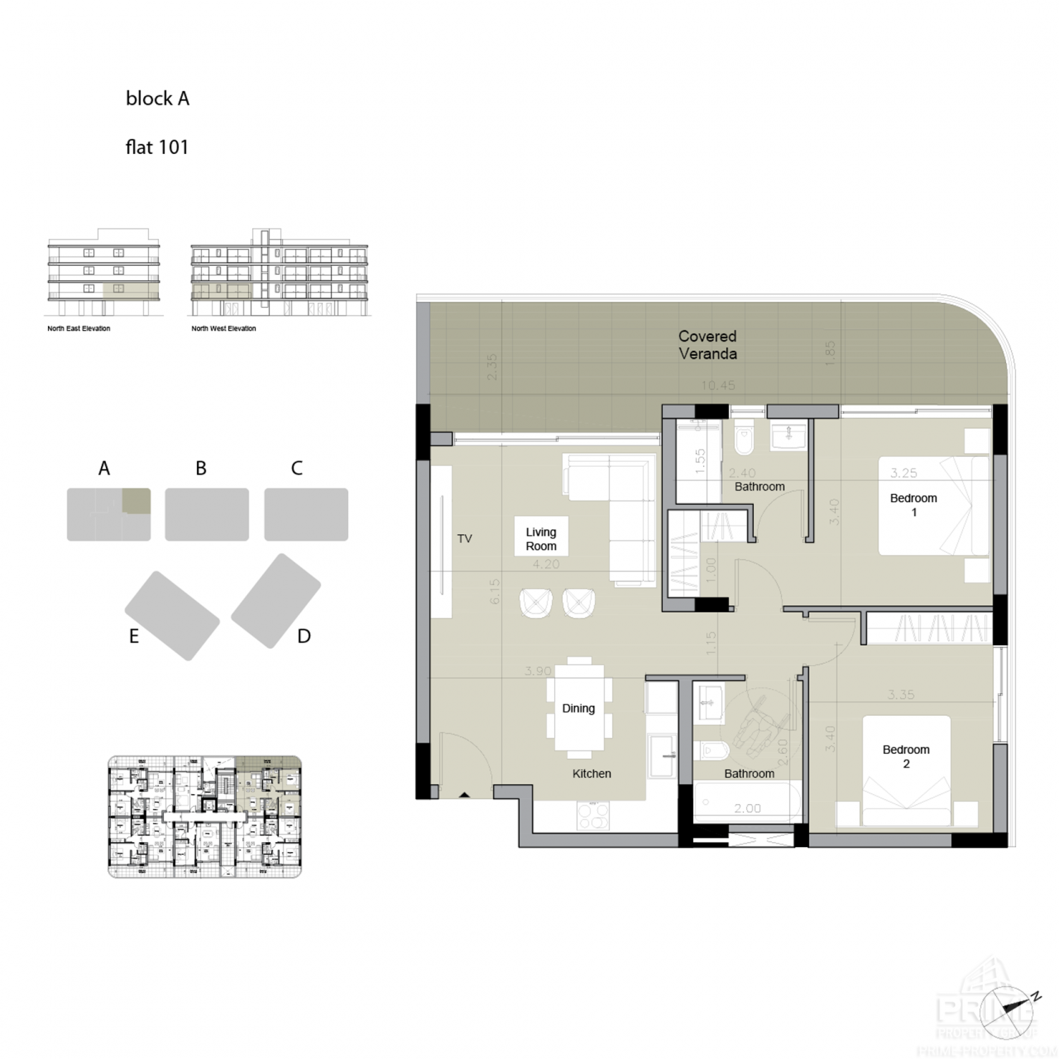 1 chambre Appartement à Asomatos, Limassol, Chypre No. 27355