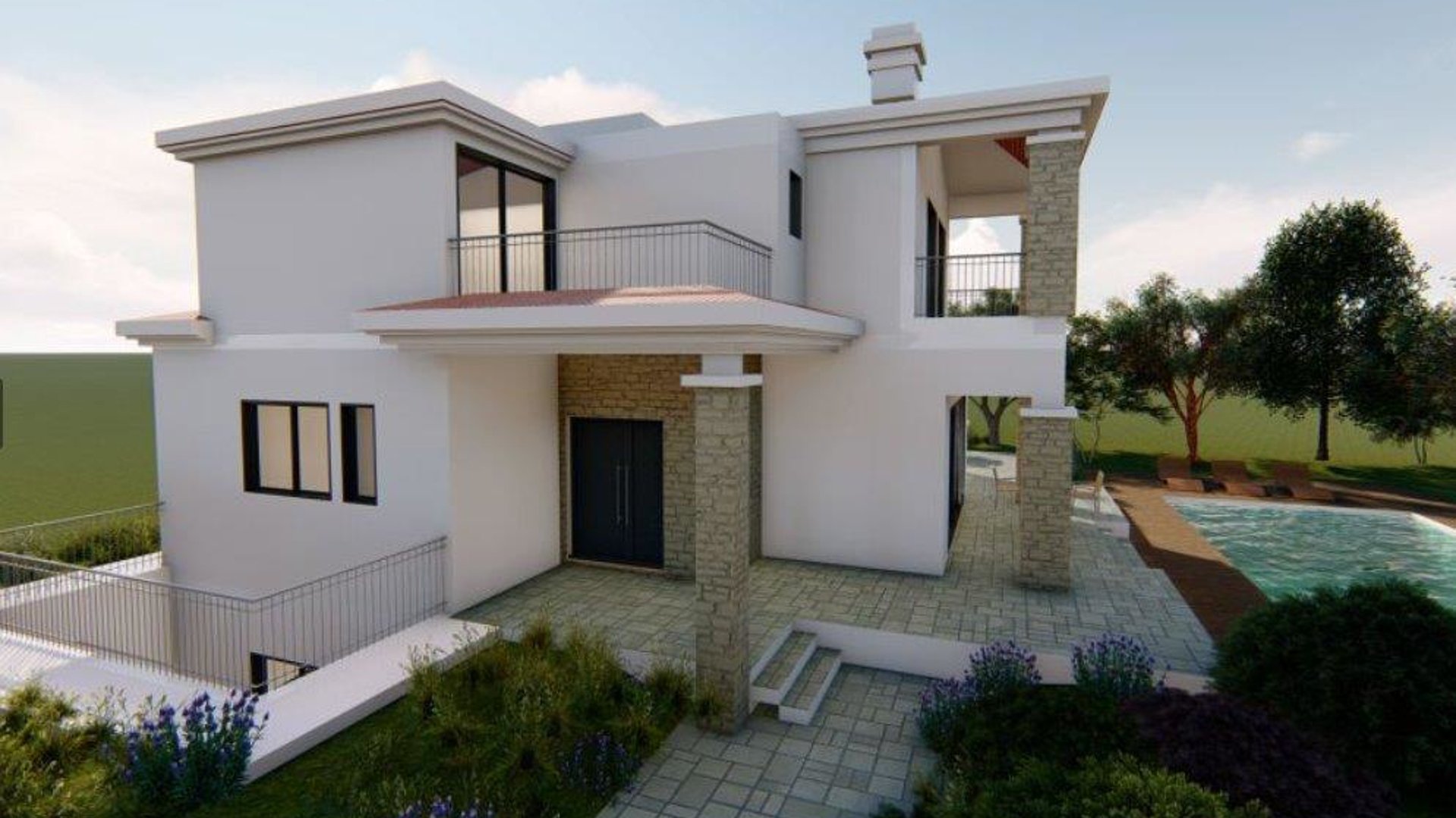 5 chambres Villa à Sea Caves, Pegeia, Paphos, Chypre No. 28373