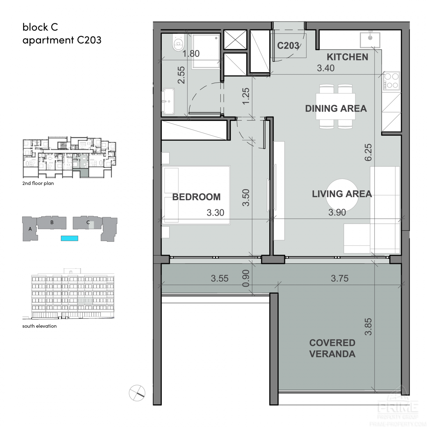 1 chambre Appartement à Limassol, Chypre No. 26898
