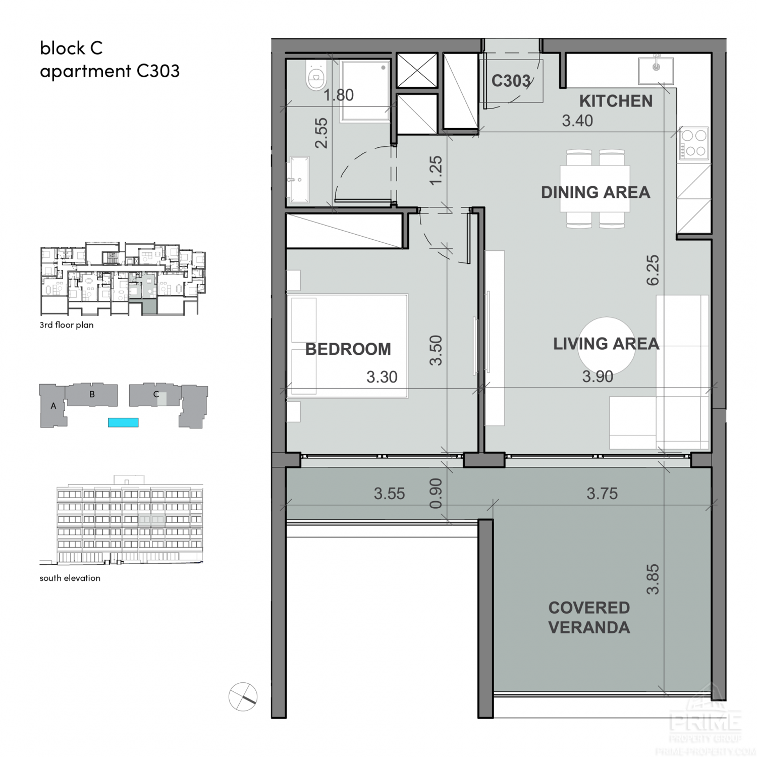 1 chambre Appartement à Limassol, Chypre No. 26904