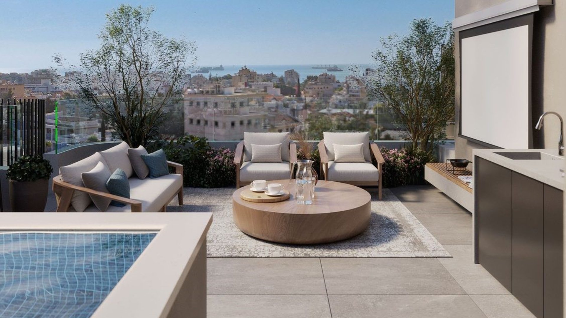 2 bedrooms Penthouse in Mesa Geitonia, Limassol, Cyprus No. 26696