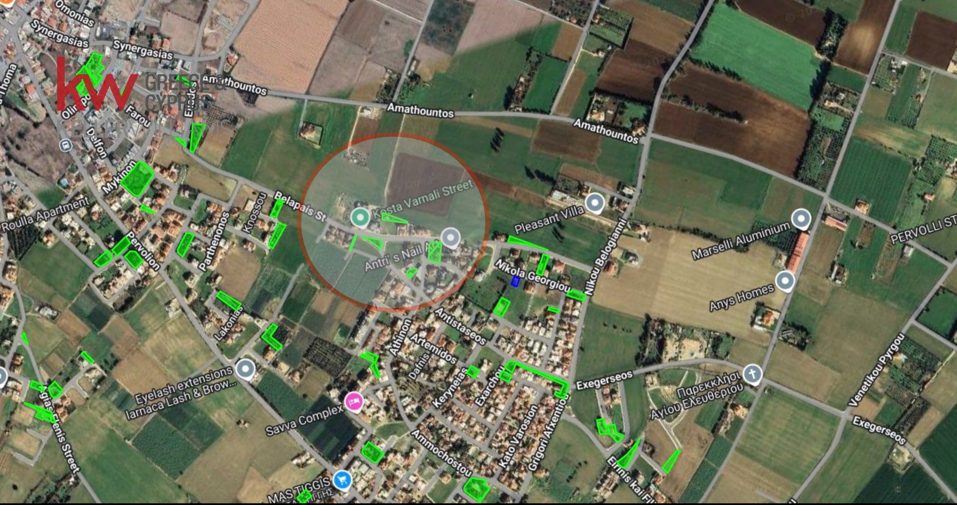 661m2 Land in Pervolia, Larnaka, Cyprus No. 56772