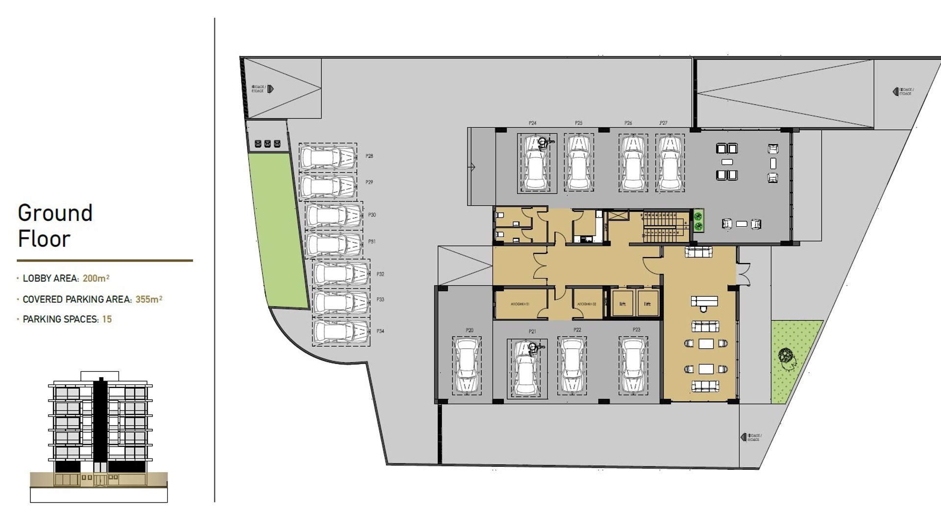 4337m2 Edificio en Kato Polemidia, Limassol, Chipre No. 28573