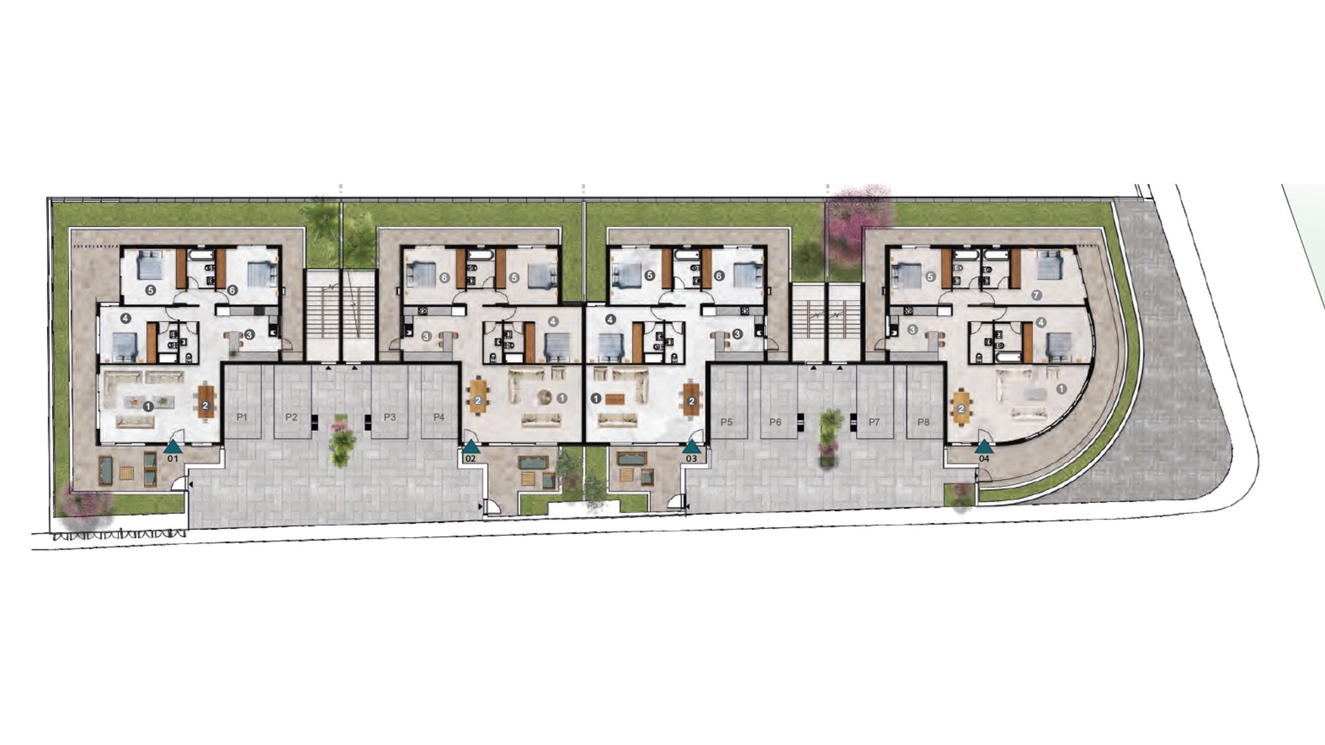 3 bedrooms Villa in Park Avenue Residences Paphos, Cyprus No. 5219