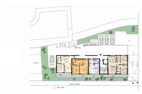 Apartment floor plan «2BR-2», 2 bedrooms in Blue Star Apartments