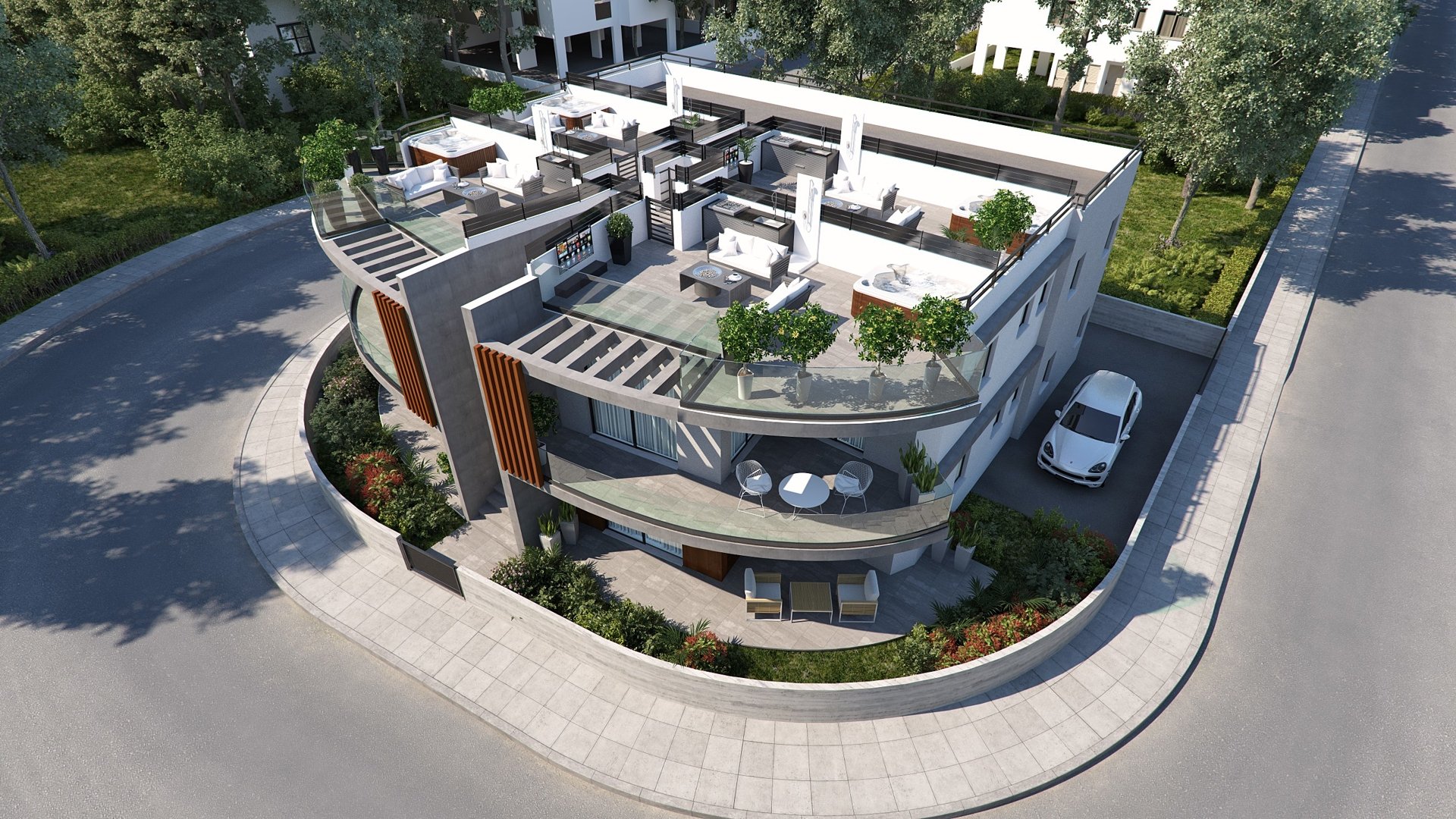 3 dormitorios Apartamento en Geroskípou, Paphos, Chipre No. 25500