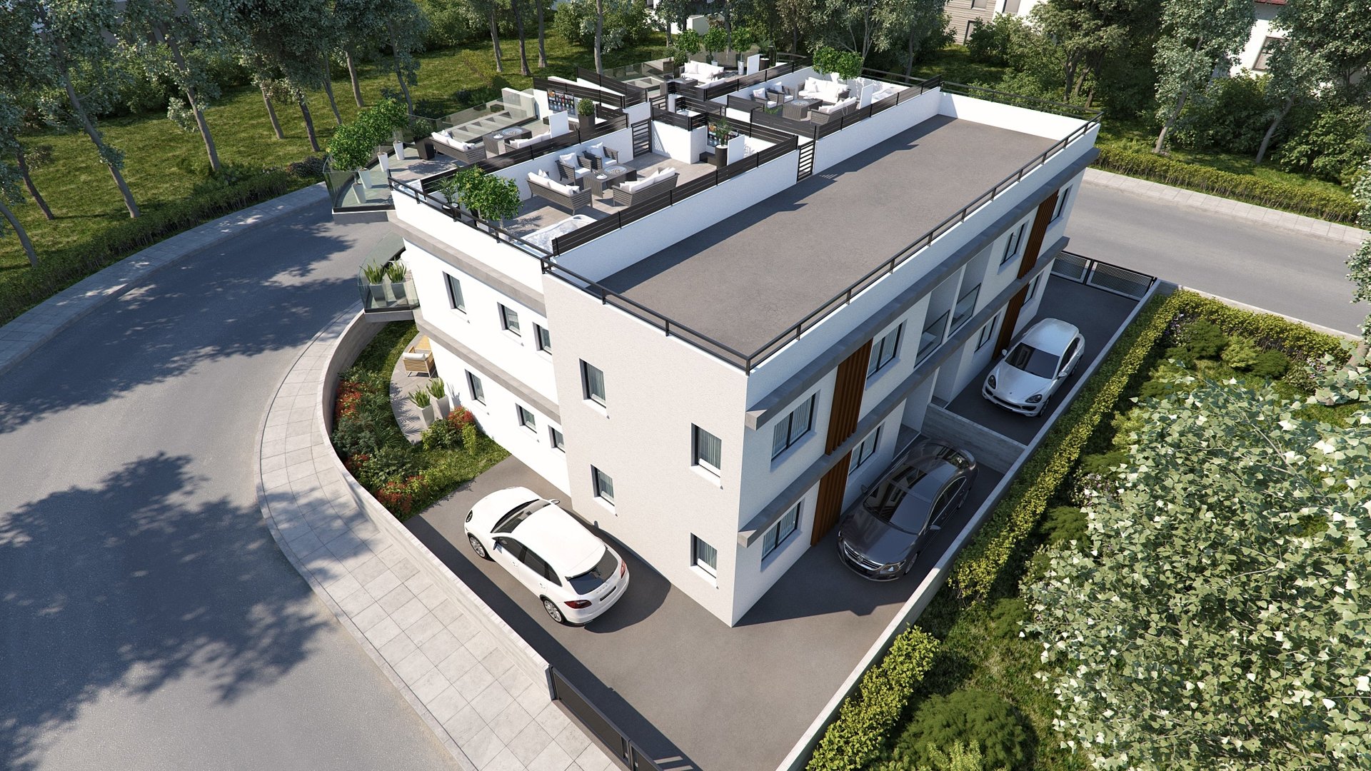 3 dormitorios Apartamento en Geroskípou, Paphos, Chipre No. 25500