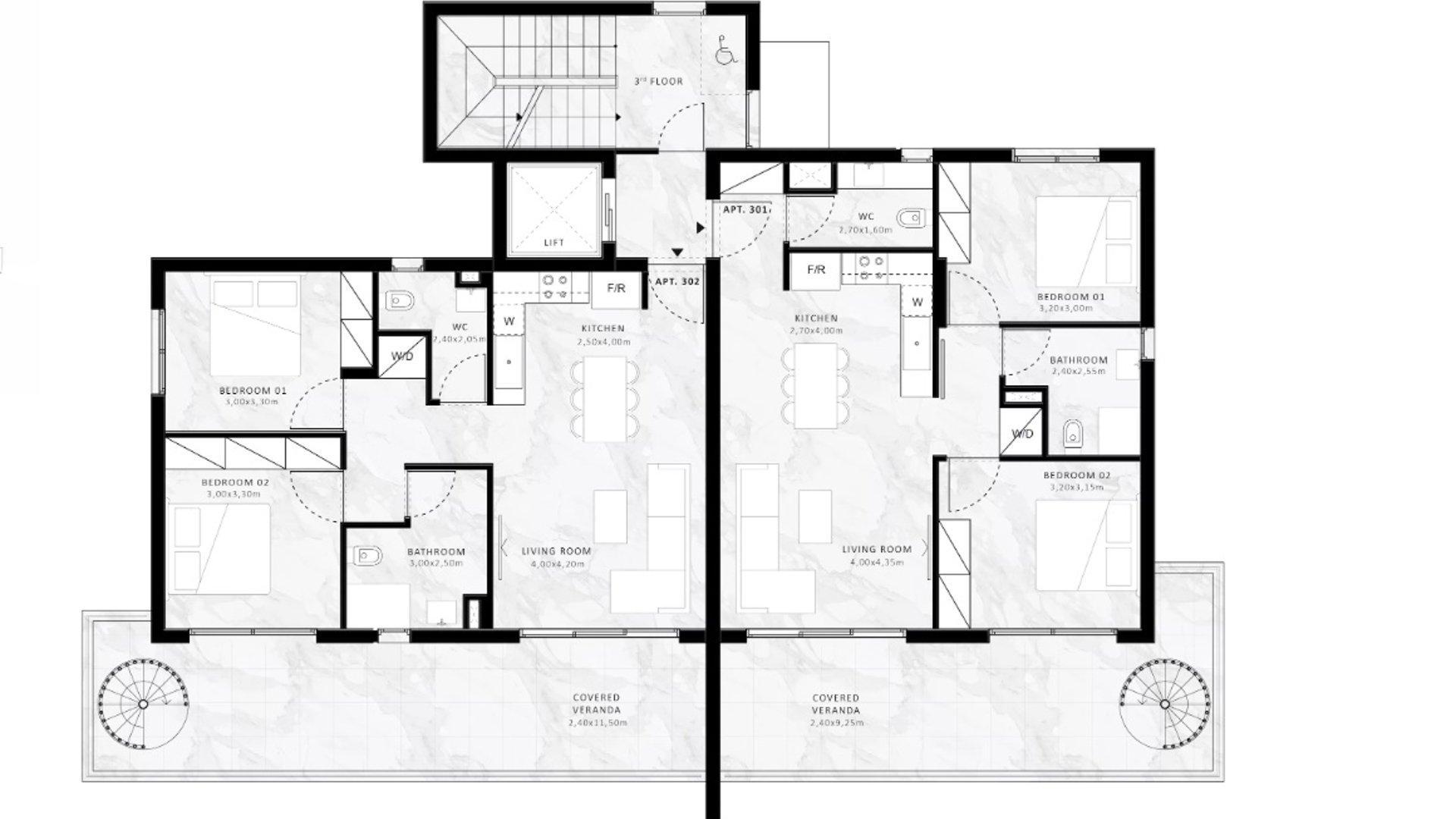 2 bedrooms Penthouse in Limassol, Cyprus No. 28612